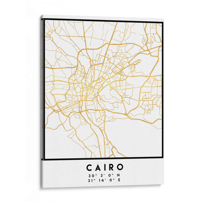 Cairo, 1 Mapas 42 - Emiliano Deificus | Cuadro decorativo de Canvas Lab