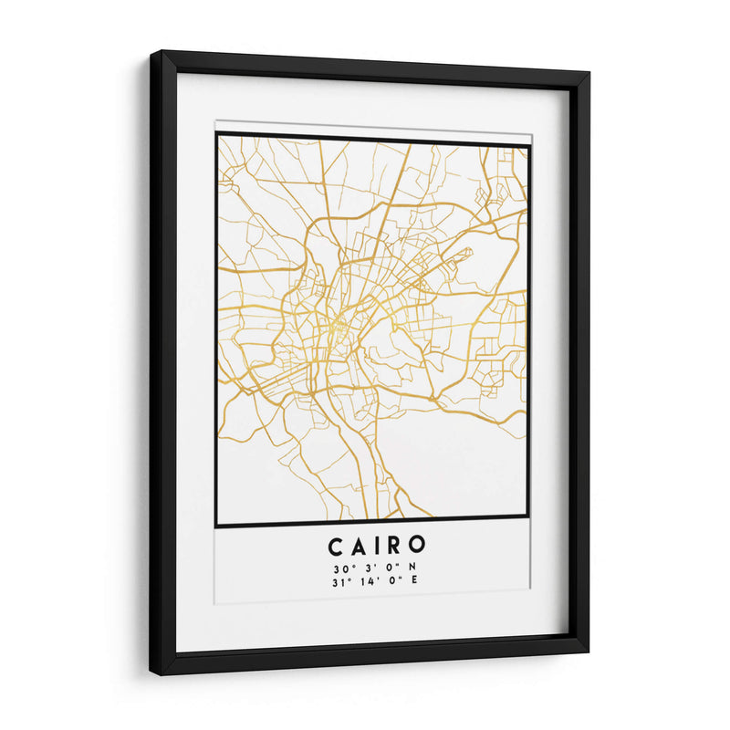 Cairo, 1 Mapas 42 - Emiliano Deificus | Cuadro decorativo de Canvas Lab