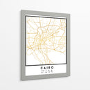 Cairo, 1 Mapas 42 - Emiliano Deificus | Cuadro decorativo de Canvas Lab