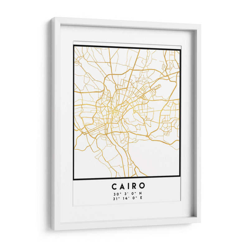Cairo, 1 Mapas 42 - Emiliano Deificus | Cuadro decorativo de Canvas Lab