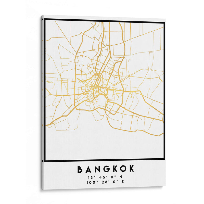 Bangkok, 1 Mapas 41 - Emiliano Deificus | Cuadro decorativo de Canvas Lab