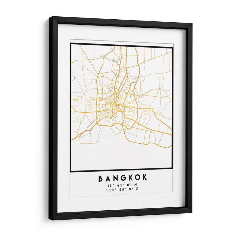 Bangkok, 1 Mapas 41 - Emiliano Deificus | Cuadro decorativo de Canvas Lab