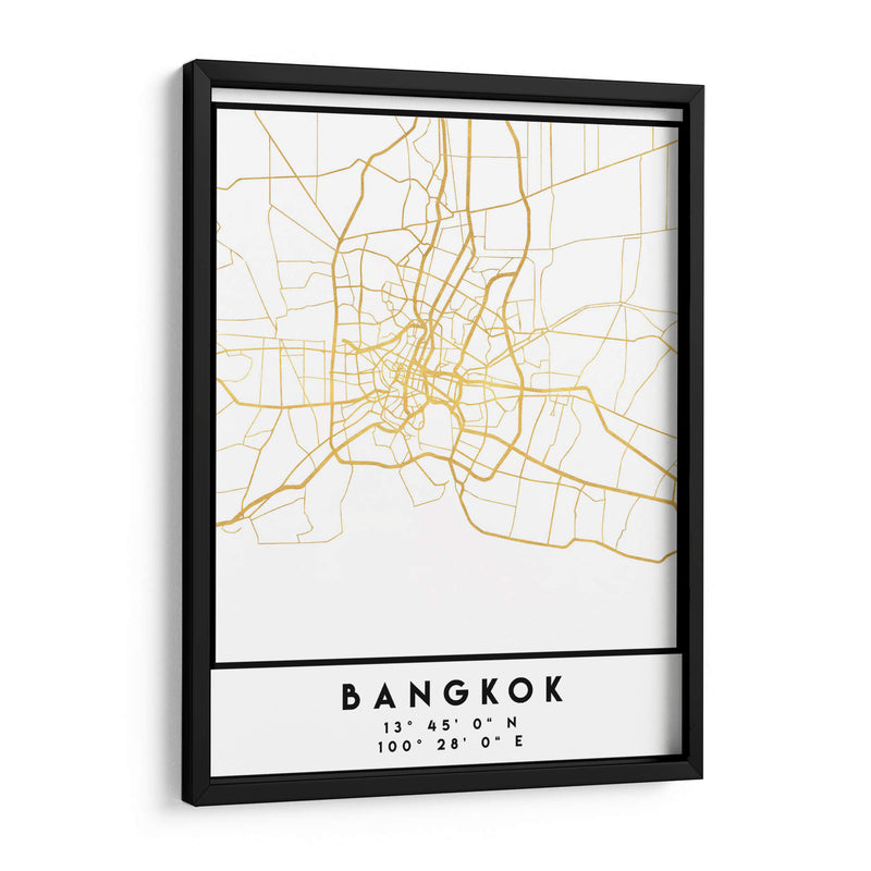 Bangkok, 1 Mapas 41 - Emiliano Deificus | Cuadro decorativo de Canvas Lab