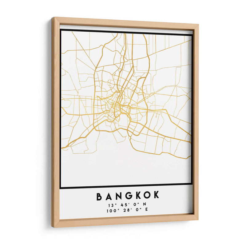 Bangkok, 1 Mapas 41 - Emiliano Deificus | Cuadro decorativo de Canvas Lab