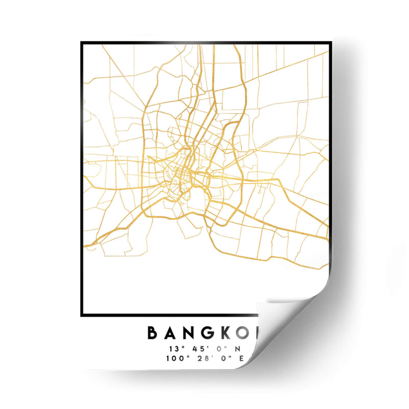 Bangkok, 1 Mapas 41 - Emiliano Deificus | Cuadro decorativo de Canvas Lab