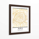Paris, 1 Mapas 40 - Emiliano Deificus | Cuadro decorativo de Canvas Lab
