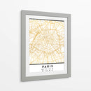 Paris, 1 Mapas 40 - Emiliano Deificus | Cuadro decorativo de Canvas Lab