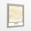 Paris, 1 Mapas 40 - Emiliano Deificus | Cuadro decorativo de Canvas Lab