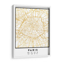 Paris, 1 Mapas 40 - Emiliano Deificus | Cuadro decorativo de Canvas Lab