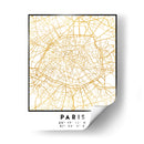 Paris, 1 Mapas 40 - Emiliano Deificus | Cuadro decorativo de Canvas Lab
