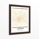 Londres, 1 Mapas 39 - Emiliano Deificus | Cuadro decorativo de Canvas Lab