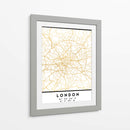 Londres, 1 Mapas 39 - Emiliano Deificus | Cuadro decorativo de Canvas Lab