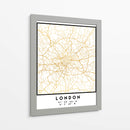 Londres, 1 Mapas 39 - Emiliano Deificus | Cuadro decorativo de Canvas Lab
