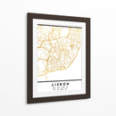 Lisboa, 1 Mapas 38 - Emiliano Deificus | Cuadro decorativo de Canvas Lab