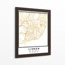 Lisboa, 1 Mapas 38 - Emiliano Deificus | Cuadro decorativo de Canvas Lab