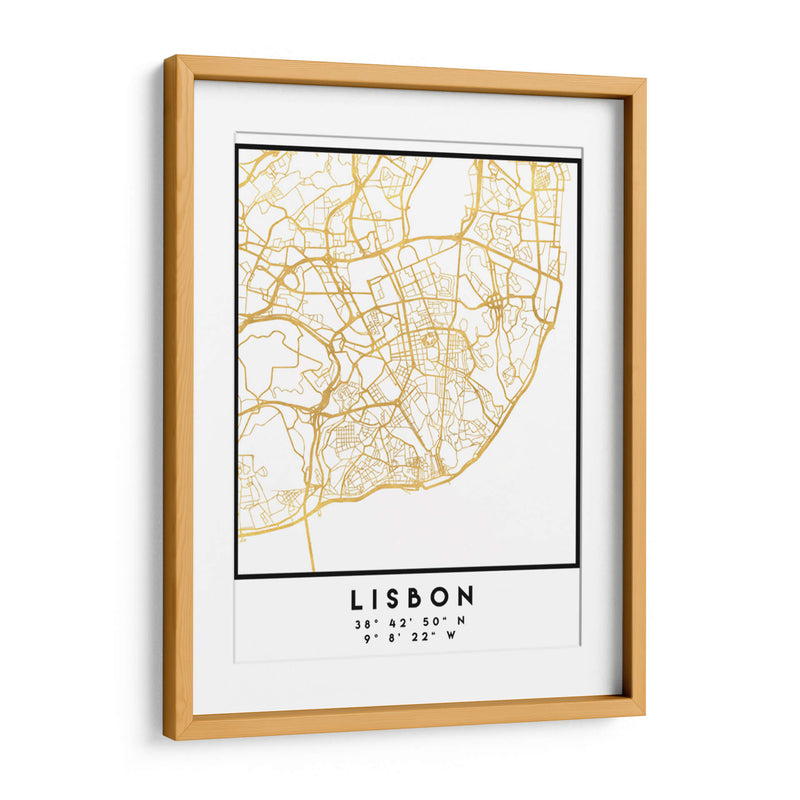 Lisboa, 1 Mapas 38 - Emiliano Deificus | Cuadro decorativo de Canvas Lab