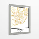 Lisboa, 1 Mapas 38 - Emiliano Deificus | Cuadro decorativo de Canvas Lab