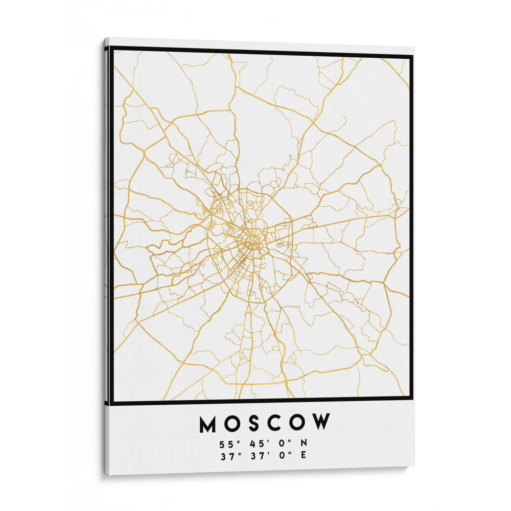 Moscú, 1 Mapas 36 - Emiliano Deificus | Cuadro decorativo de Canvas Lab