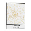 Moscú, 1 Mapas 36 - Emiliano Deificus | Cuadro decorativo de Canvas Lab