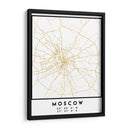 Moscú, 1 Mapas 36 - Emiliano Deificus | Cuadro decorativo de Canvas Lab