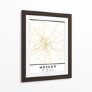 Moscú, 1 Mapas 36 - Emiliano Deificus | Cuadro decorativo de Canvas Lab