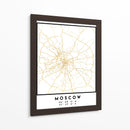 Moscú, 1 Mapas 36 - Emiliano Deificus | Cuadro decorativo de Canvas Lab