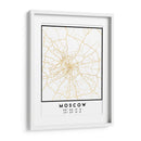 Moscú, 1 Mapas 36 - Emiliano Deificus | Cuadro decorativo de Canvas Lab