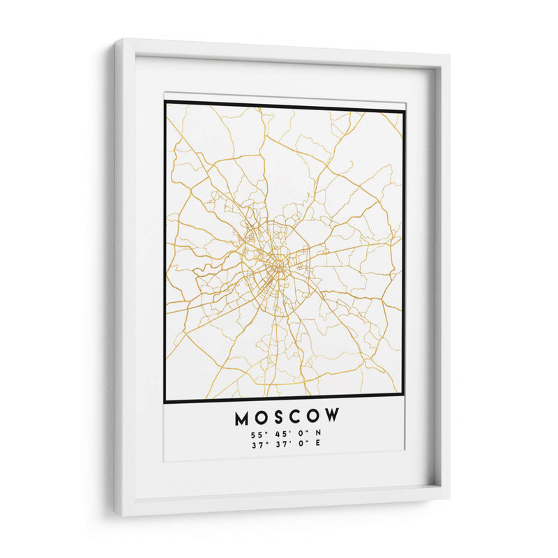 Moscú, 1 Mapas 36 - Emiliano Deificus | Cuadro decorativo de Canvas Lab