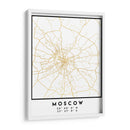 Moscú, 1 Mapas 36 - Emiliano Deificus | Cuadro decorativo de Canvas Lab
