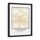 Amsterdam, 1 Mapas 35 - Emiliano Deificus | Cuadro decorativo de Canvas Lab