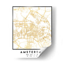 Amsterdam, 1 Mapas 35 - Emiliano Deificus | Cuadro decorativo de Canvas Lab