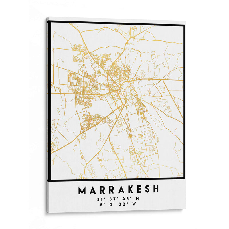 Marrakesh, 1 Mapas 34 - Emiliano Deificus | Cuadro decorativo de Canvas Lab