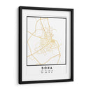 Doha, 1 Mapas 32 - Emiliano Deificus | Cuadro decorativo de Canvas Lab