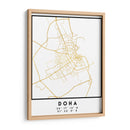 Doha, 1 Mapas 32 - Emiliano Deificus | Cuadro decorativo de Canvas Lab