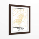 Bogota, 1 Mapas 31 - Emiliano Deificus | Cuadro decorativo de Canvas Lab