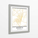 Bogota, 1 Mapas 31 - Emiliano Deificus | Cuadro decorativo de Canvas Lab
