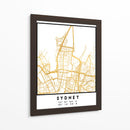 Sydney, 1 mapas 30 - Emiliano Deificus | Cuadro decorativo de Canvas Lab