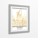 Sydney, 1 mapas 30 - Emiliano Deificus | Cuadro decorativo de Canvas Lab