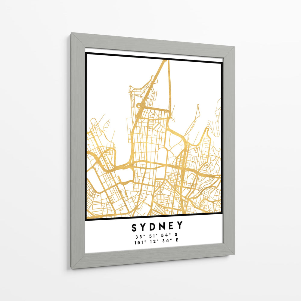 Sydney, 1 mapas 30 - Emiliano Deificus | Cuadro decorativo de Canvas Lab