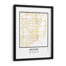 Miami, 1 mapas 25 - Emiliano Deificus | Cuadro decorativo de Canvas Lab