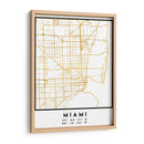 Miami, 1 mapas 25 - Emiliano Deificus | Cuadro decorativo de Canvas Lab