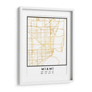 Miami, 1 mapas 25 - Emiliano Deificus | Cuadro decorativo de Canvas Lab