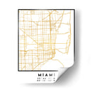 Miami, 1 mapas 25 - Emiliano Deificus | Cuadro decorativo de Canvas Lab