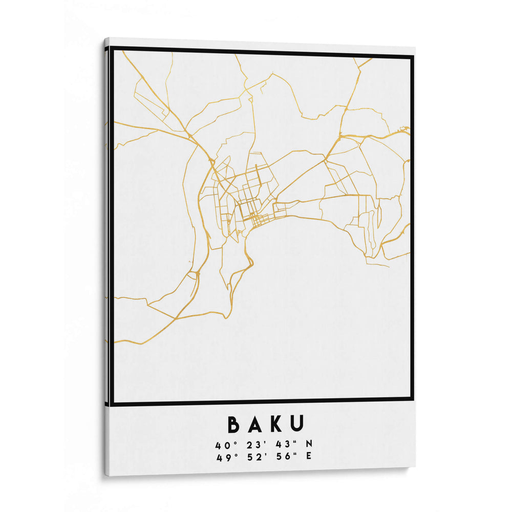 Baku, 1 mapas 24 - Emiliano Deificus | Cuadro decorativo de Canvas Lab