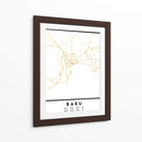 Baku, 1 mapas 24 - Emiliano Deificus | Cuadro decorativo de Canvas Lab