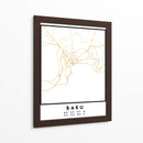 Baku, 1 mapas 24 - Emiliano Deificus | Cuadro decorativo de Canvas Lab