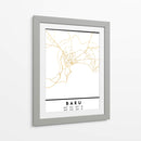Baku, 1 mapas 24 - Emiliano Deificus | Cuadro decorativo de Canvas Lab