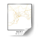 Baku, 1 mapas 24 - Emiliano Deificus | Cuadro decorativo de Canvas Lab