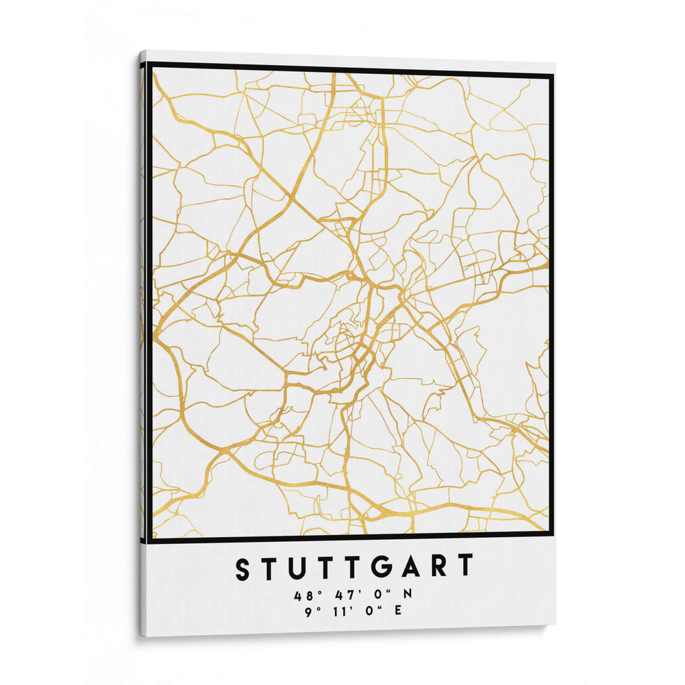 Stuttgart, 1 Mapas 22 - Emiliano Deificus | Cuadro decorativo de Canvas Lab