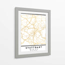 Stuttgart, 1 Mapas 22 - Emiliano Deificus | Cuadro decorativo de Canvas Lab
